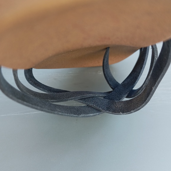 Seven7 Pewter Strappy Sandals | sz 7 - Picture 4 of 5